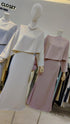 Women Loose Long Sleeves Crop Blouse With A-Line Skirts